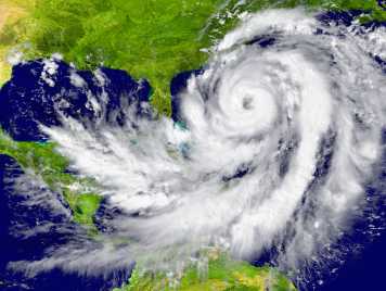 Enlarged view: Cyclone between Florida and Cuba